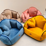 Pelech pre psy s vankúšikom GD01 S/M broskyňový